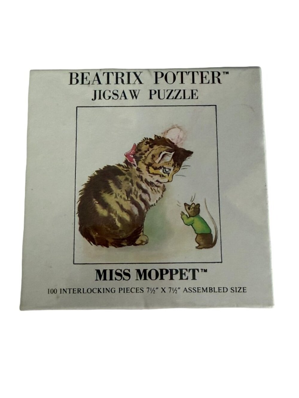 Beatrix Potter Miss Moppet Mini Jigsaw Puzzle Sealed 1976 Pic-Me-Up 100 Pieces V